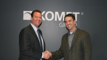 KOMET's President/CEO, Jan Pflugfelder & Ekstrom Carlson's President, Todd Kreissler