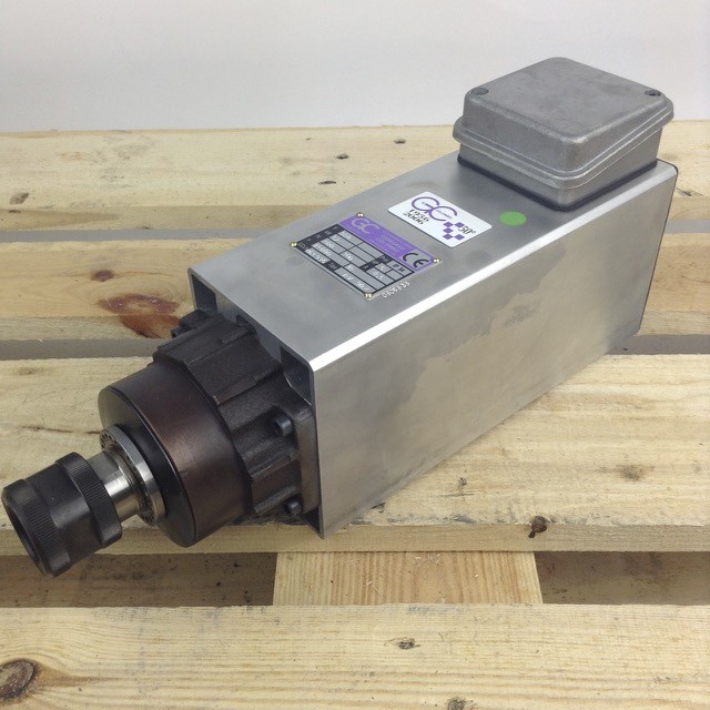 Colombo spindle, RV.90.2 router spindle, s/n 0601165, 5 HP, 24000rpm, 460v, 400 Hz