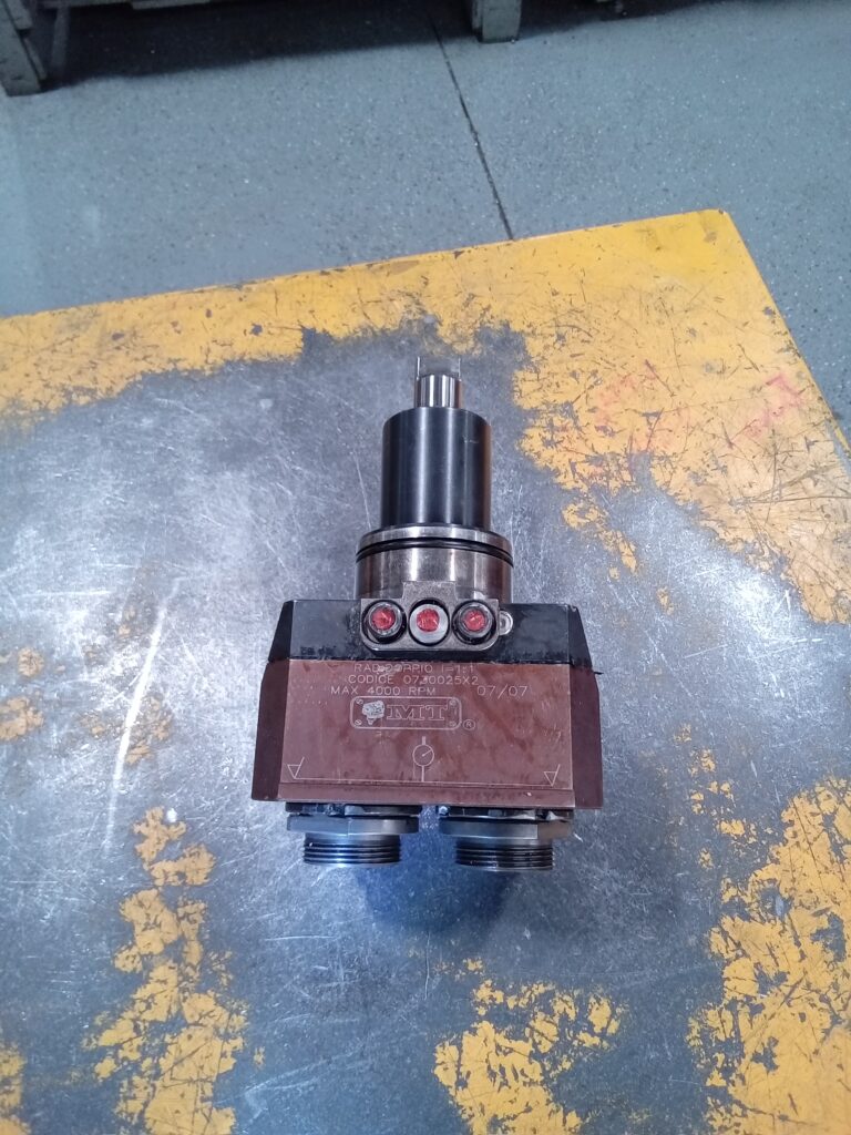 IMT (as marked) — CODICE 0730025X2 Twin-Port Live Tool (Max 4000 RPM)