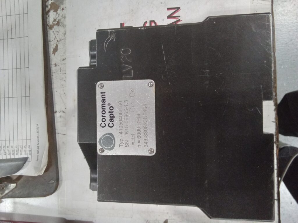 Coromant Capto Typ 410504069-60 spindle repair 6000 RPM