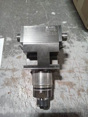 ALPHA spindle — model unreadable (nameplate visible) — Ekstrom Carlson spindle repair