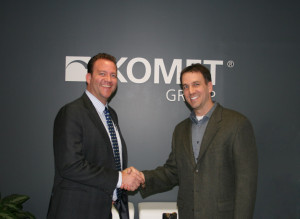 KOMET's President/CEO, Jan Pflugfelder & Ekstrom Carlson's President, Todd Kreissler